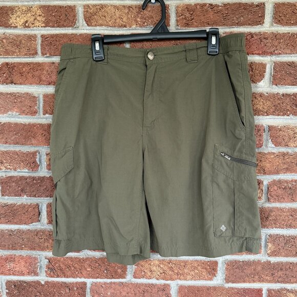 columbia mens shorts * size 36 * zippered pockets * sun protection * omni shade - Picture 1 of 8